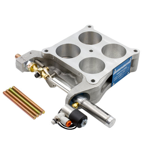 DEDENBEAR THROTTLE STOP, BASEPLATE STYLE, CO2 ACTUATED, DOM. HOLLEY 4500 (SINGLE ACTING)