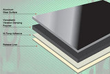 Boom Mat Damping Material - 12in x 12-1/2in (2mm) - 4.2 sq ft - 4 Sheets
