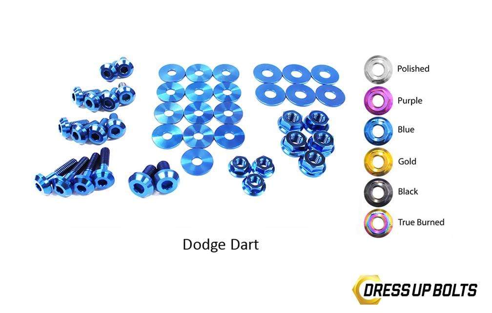 Dodge Dart (2013-2015) Titanium Dress Up Bolts Engine Bay Kit