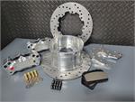 Rear Drag Race Brake Kit 10/12 Bolt Chevy "Small GM" Housing Ends
