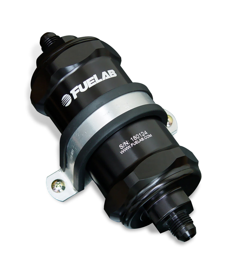 In-Line Fuel Filter, 75 micron, Integrated Check Valve