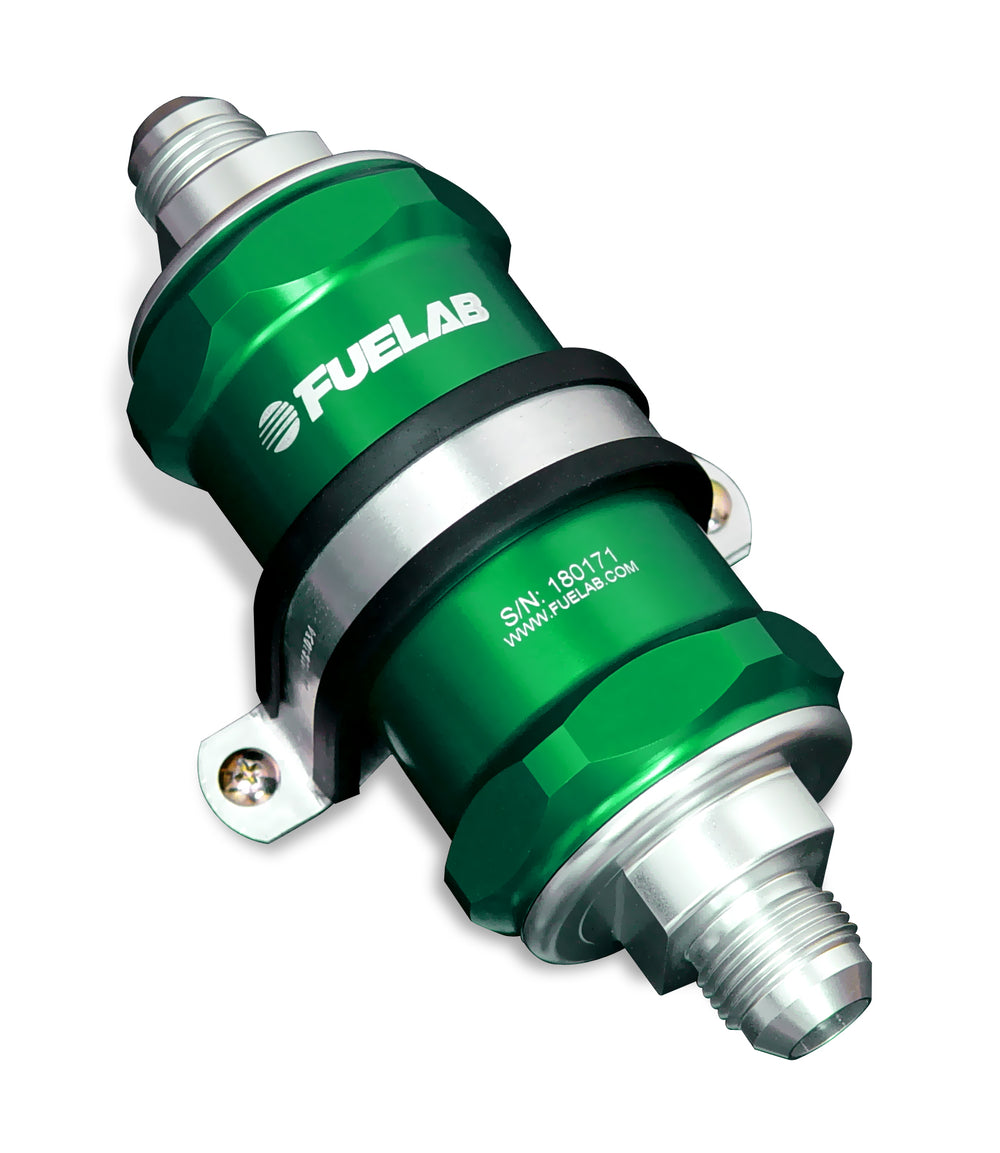 In-Line Fuel Filter, 75 micron, Integrated Check Valve