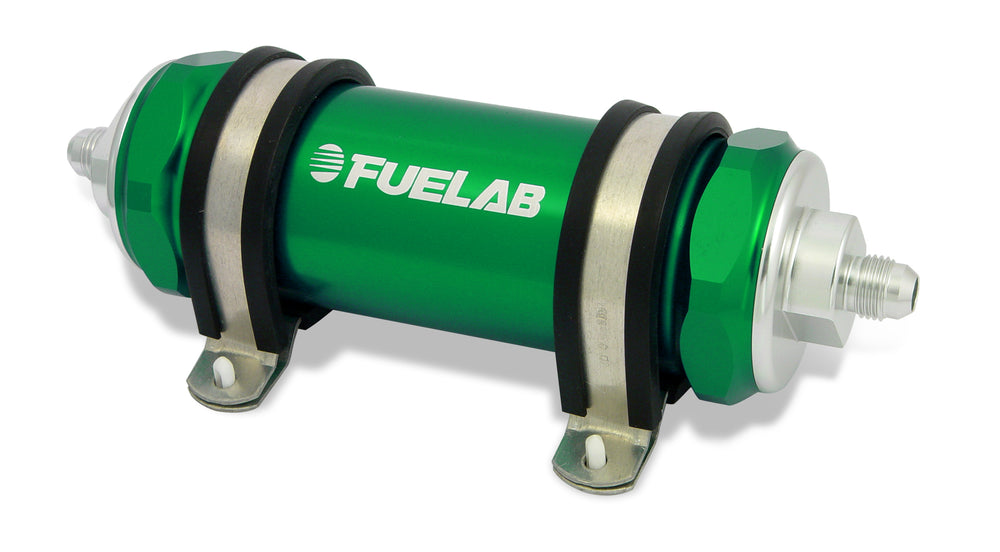 In-Line Fuel Filter, Long with Integrated Check Valve 40 micron