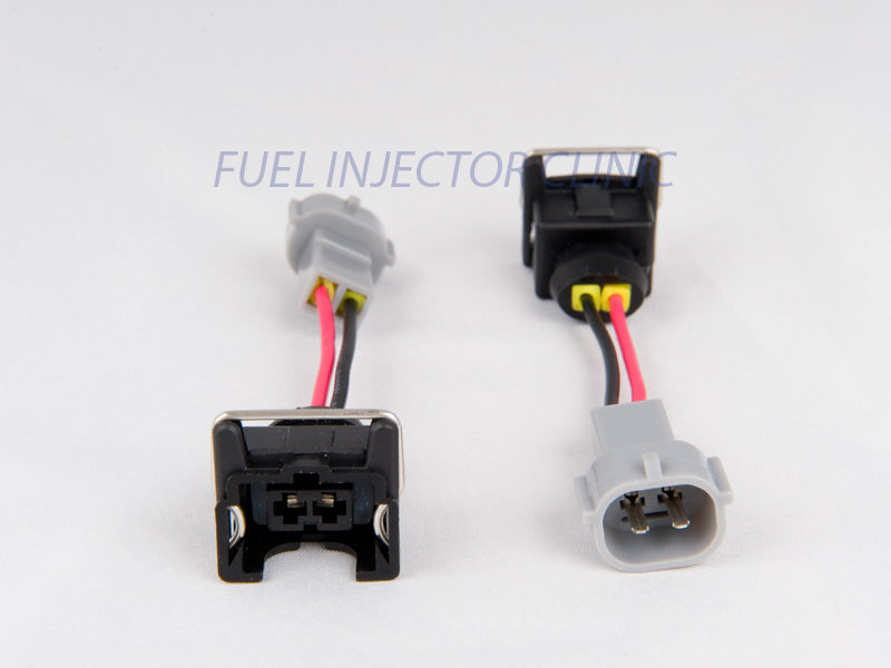 Set of 6 Jetronic/EV1 (female) to Toyota (male) injector plug adaptors