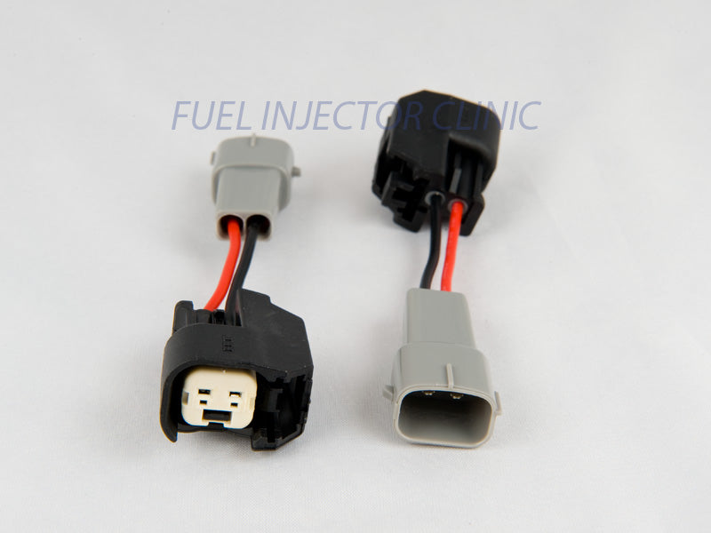 Set of 4 US Car/EV6 (female) to Toyota (male) injector plug adaptors