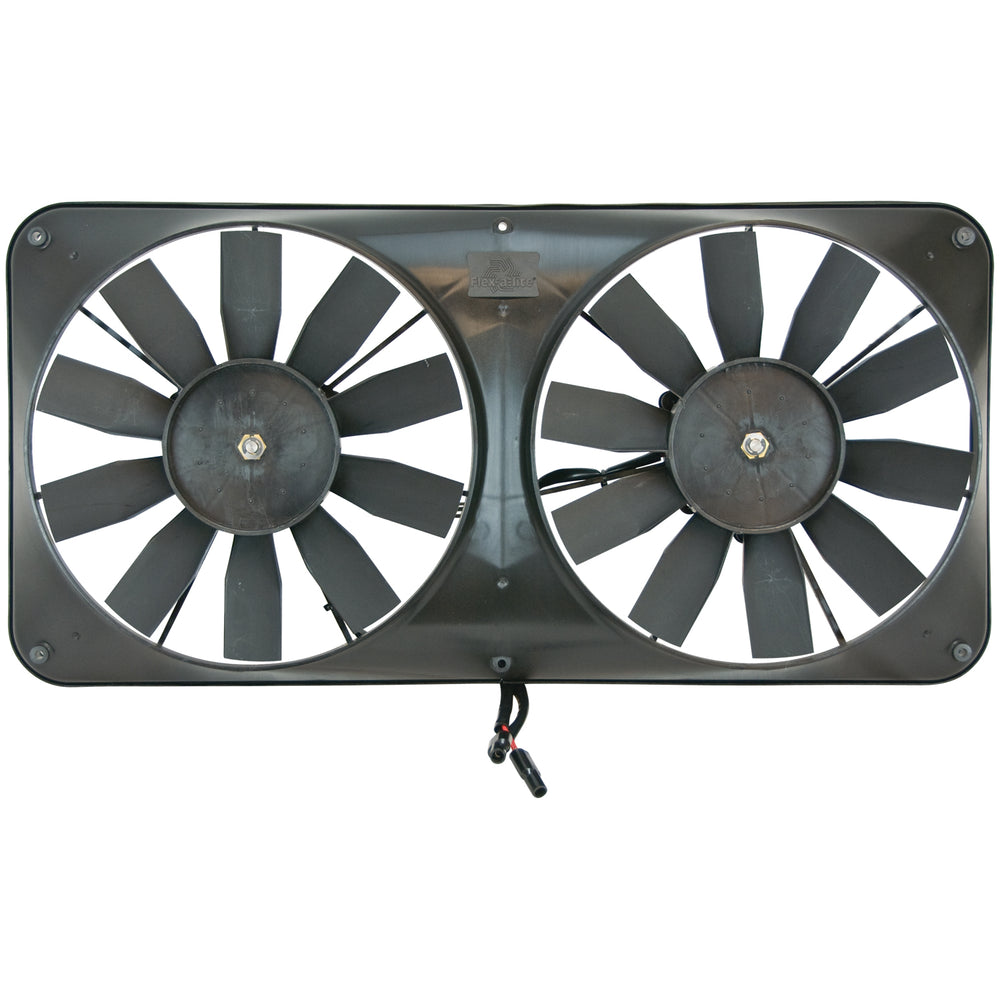 Flex-A-Lite Fan Electric 11" dual shrouded pusher or puller w/o controls