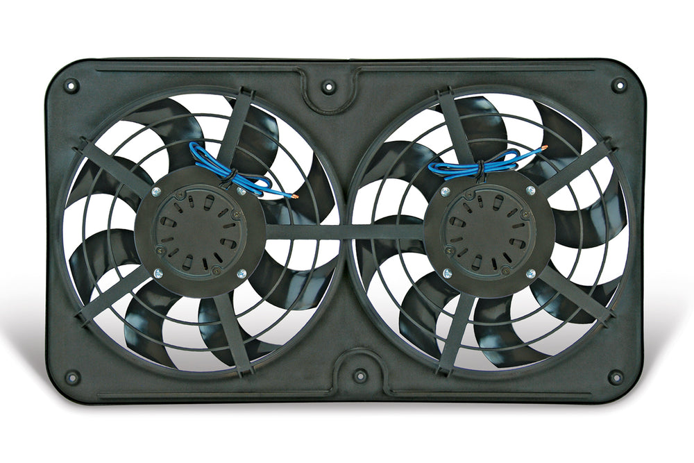 Flex-A-Lite Fan Electric 12 1/8" dual shrouded pusher or puller universal X-treme S-blade  w/o controls