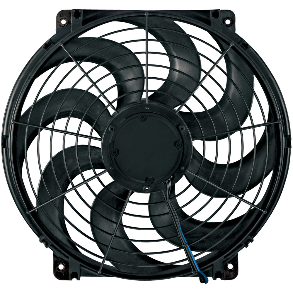 Flex-A-Lite 24-Volt Fan Electric 14" single pusher or puller S-Blade Universal