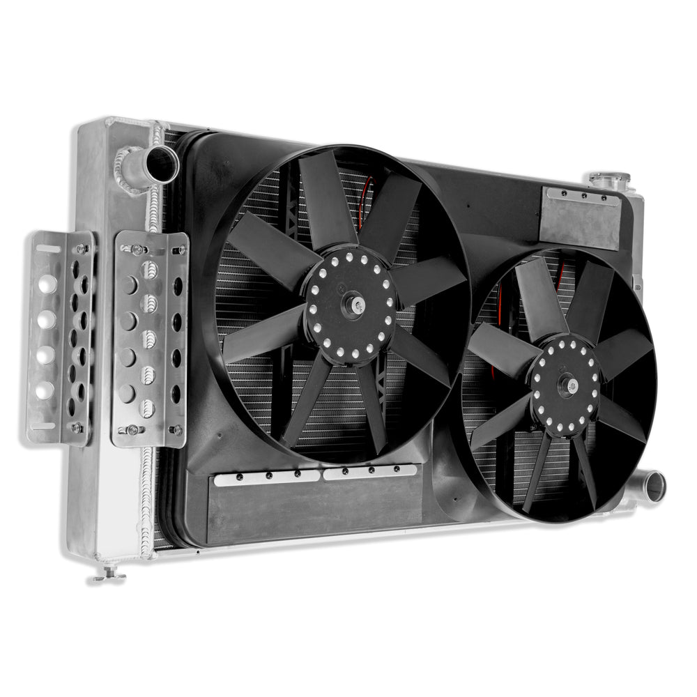 Flex-A-Lite Extruded Core Universal Radiator 34 x 20 with Dual Electric Fans ***