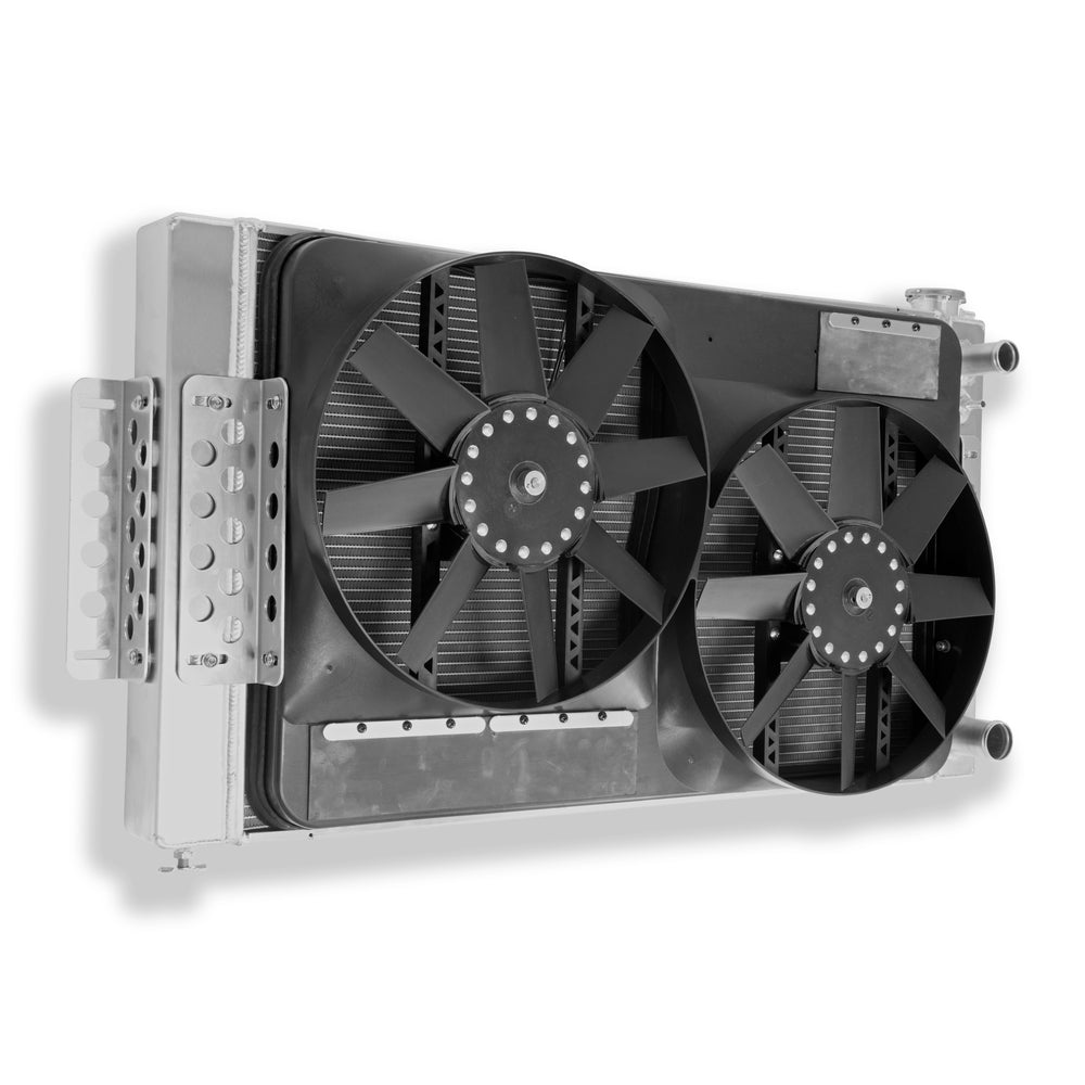 Flex-A-Lite Extruded Core Universal Radiator 34 x 20 LS Engine with Dual Electric Fans ***