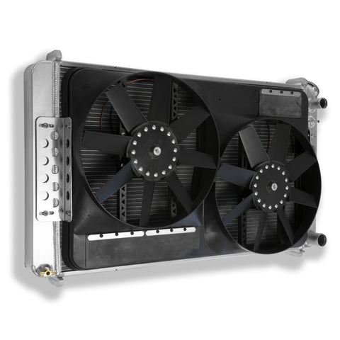 Flex-A-Lite Extruded Core Radiator and Dual Electric Fans 1973-1987 Full Size 1/2-ton GM Truck and SUV LS Engine ***