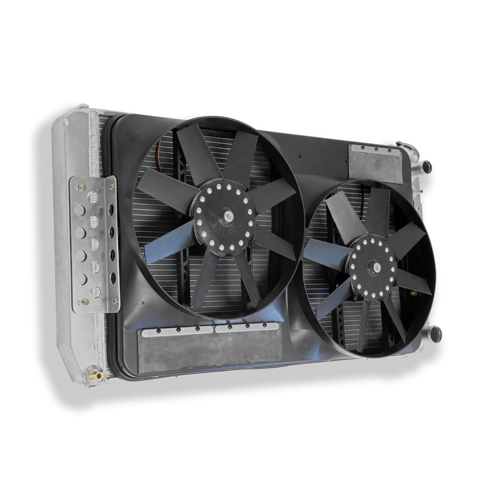FlexALite Extruded Core Radiator and Dual Electric Fans 19671972 Fu