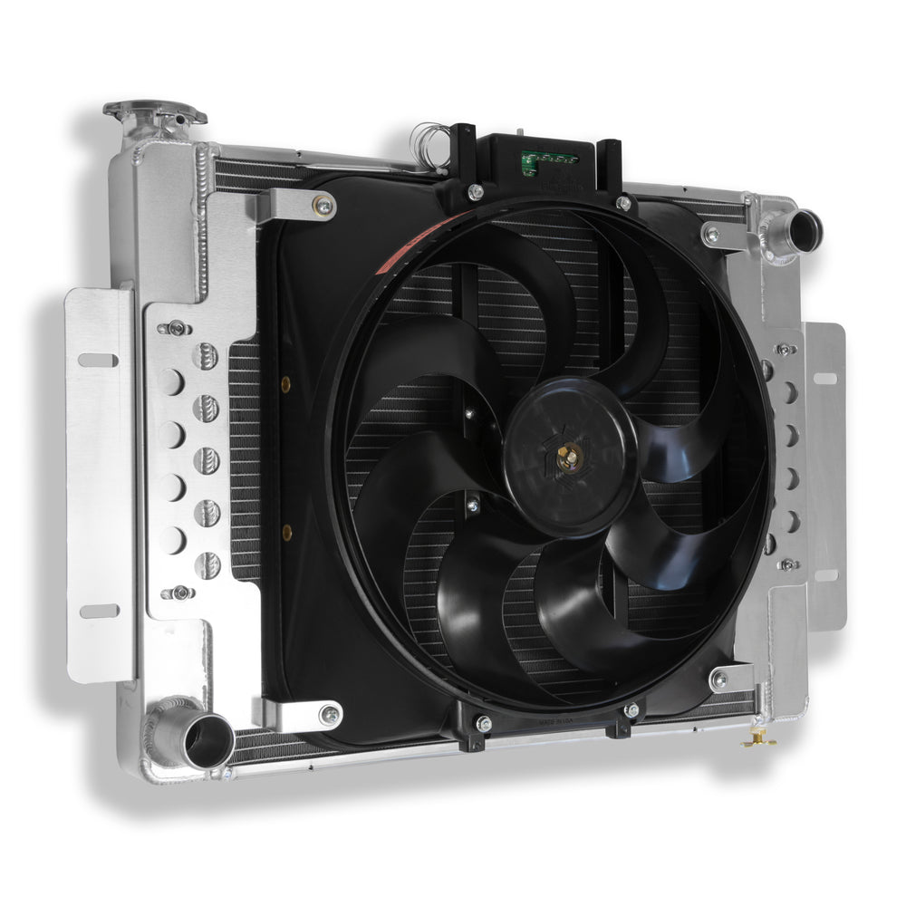 Flex-A-Lite Extruded Core Radiator and Electric Fan 1973-1986 Jeep CJ  AMC and Ford Engines  ***