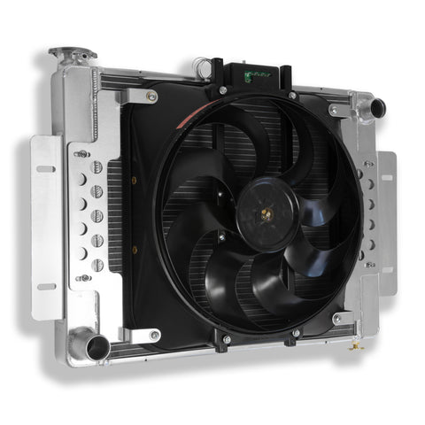 Flex-A-Lite Extruded Core Radiator and Electric Fan 1973-1986 Jeep CJ  AMC and Ford Engines  ***