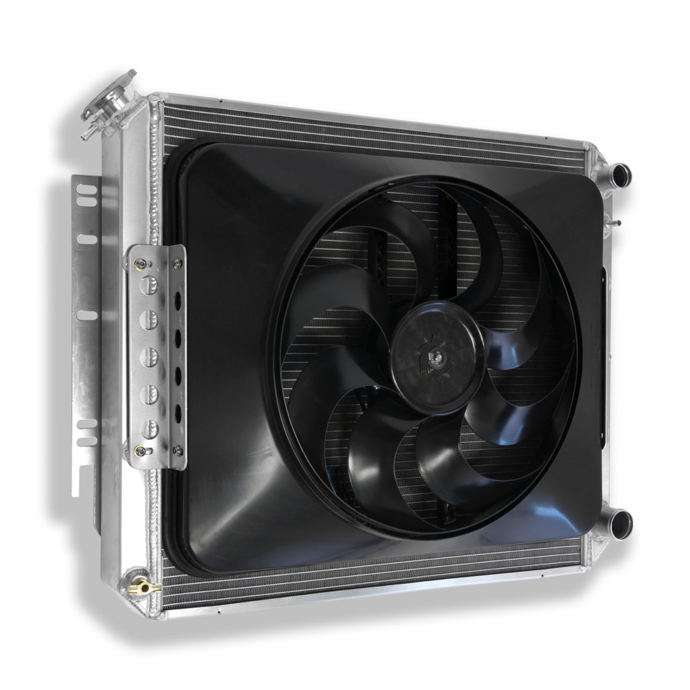 Flex-A-Lite Extruded Core Radiator and Electric Fan 1964-1967 Chevelle and other GM A-Bodies LS Engine ***