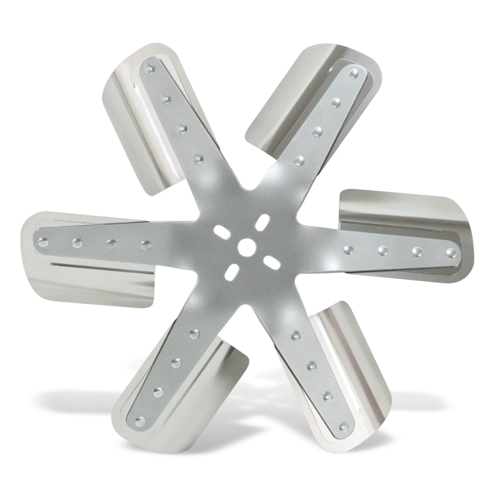 Flex-A-Lite Belt Driven Flex Fan 18” - Silver -Retail Packaging