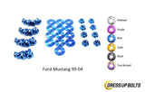 Ford Mustang (1999-2004) Titanium Dress Up Bolts Engine Bay Kit - DressUpBolts.com