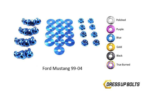 Ford Mustang (1999-2004) Titanium Dress Up Bolts Engine Bay Kit