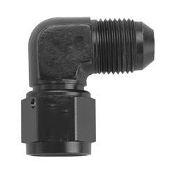 '-3AN Female to Male 90 Adapter - Black