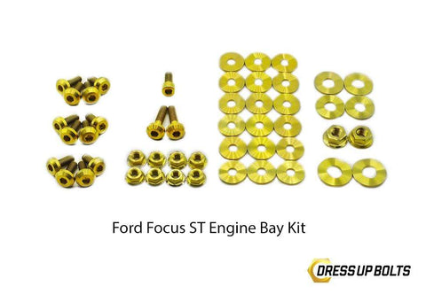 Ford Focus ST (2011-2014) Titanium Dress Up Bolt Engine Bay Kits