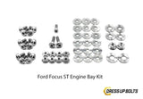 Ford Focus ST (2011-2014) Titanium Dress Up Bolt Engine Bay Kits - DressUpBolts.com