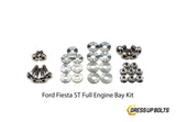 Ford Fiesta ST (2013-2017) Titanium Dress Up Bolt Engine Bay Kit - DressUpBolts.com