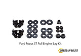 Ford Focus ST (2015-2018) Titanium Dress Up Bolt Engine Bay Kit - DressUpBolts.com
