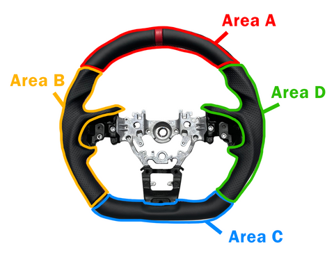 2022+ WRX Customized Steering Wheel- Area A