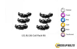 LS1 - LS6 Titanium Dress Up Bolts Coil Pack Kit (Corvette, Camaro, Trans AM, GTO) - DressUpBolts.com