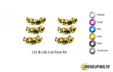 LS1 - LS6 Titanium Dress Up Bolts Coil Pack Kit (Corvette, Camaro, Trans AM, GTO) - DressUpBolts.com