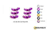 LS1 - LS6 Titanium Dress Up Bolts Coil Pack Kit (Corvette, Camaro, Trans AM, GTO) - DressUpBolts.com