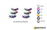 LS1 - LS6 Titanium Dress Up Bolts Coil Pack Kit (Corvette, Camaro, Trans AM, GTO) - DressUpBolts.com