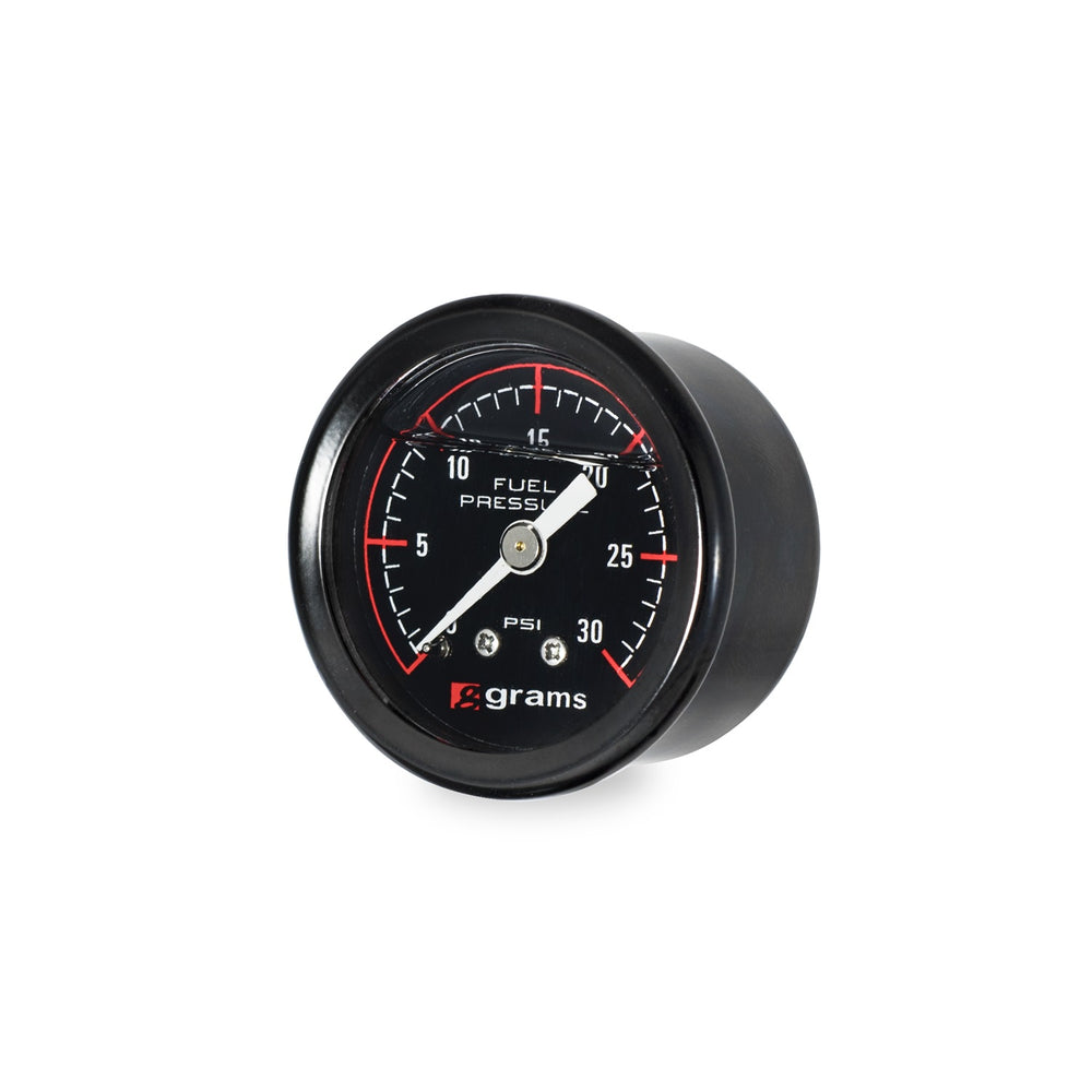 Grams Performance 0-30 PSI Fuel Pressure Gauge - Black G2-99-0030