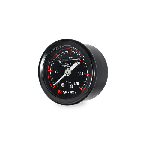 Grams Performance 0-120 PSI Fuel Pressure Gauge - Black G2-99-1200