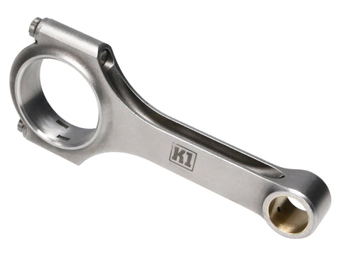 K1 Technologies Honda H22 Connecting Rod Set, 143.15 mm Length, 22.00 mm Pin, 51.00 mm Journal, 3/8 in. ARP 2000 Bolts, Forged 4340 Steel, H-Beam, Set of 4.