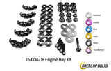 Acura TSX (2004-2008) Titanium Dress Up Bolts Engine Bay Kit - DressUpBolts.com