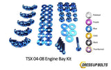 Acura TSX (2004-2008) Titanium Dress Up Bolts Engine Bay Kit - DressUpBolts.com