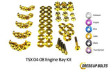 Acura TSX (2004-2008) Titanium Dress Up Bolts Engine Bay Kit - DressUpBolts.com