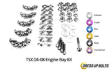 Acura TSX (2004-2008) Titanium Dress Up Bolts Engine Bay Kit - DressUpBolts.com