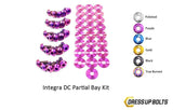 Acura Integra DC (1994-2001) Titanium Dress Up Bolts Partial Engine Bay Kit - DressUpBolts.com