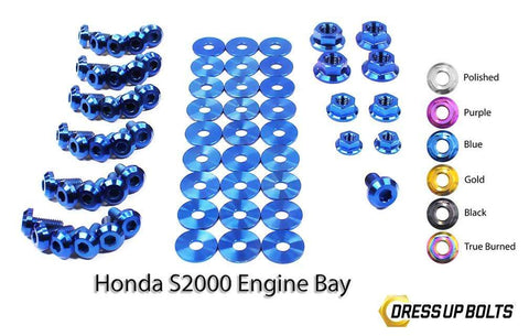 Honda S2000 (2000-2009) AP1/AP2 Titanium Dress Up Bolts Full Engine Bay Kit