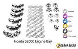 Honda S2000 (2000-2009) AP1/AP2 Titanium Dress Up Bolts Full Engine Bay Kit - DressUpBolts.com