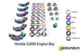 Honda S2000 (2000-2009) AP1/AP2 Titanium Dress Up Bolts Full Engine Bay Kit - DressUpBolts.com