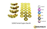 Honda S2000 (2000-2009) AP1/AP2 Titanium Dress Up Bolts Partial Engine Bay Kit - DressUpBolts.com