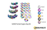 Honda S2000 (2000-2009) AP1/AP2 Titanium Dress Up Bolts Partial Engine Bay Kit - DressUpBolts.com