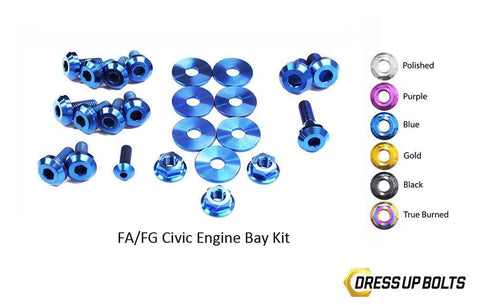 Honda Civic Si FG/FA (2006-2011) Titanium Ti Dress Up Bolts Engine Bay Kit