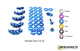 Honda Civic (2012-2015) Titanium Ti Dress Up Bolts Engine Bay Kit - DressUpBolts.com