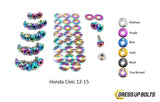 Honda Civic (2012-2015) Titanium Ti Dress Up Bolts Engine Bay Kit - DressUpBolts.com