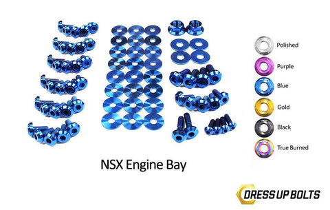 Acura NSX (1990-2005) Titanium Dress Up Bolts Engine Bay Kit