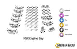 Acura NSX (1990-2005) Titanium Dress Up Bolts Engine Bay Kit - DressUpBolts.com